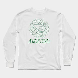 Glowing avocado Long Sleeve T-Shirt